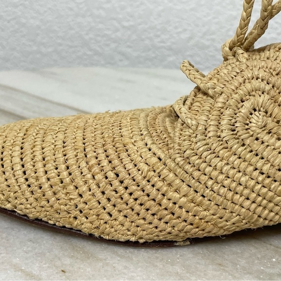 Carrie Forbes loafers raffia 8.5 or EU 40 - Picture 7 of 10